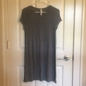 Aéropostale Gray T-Shirt Dress